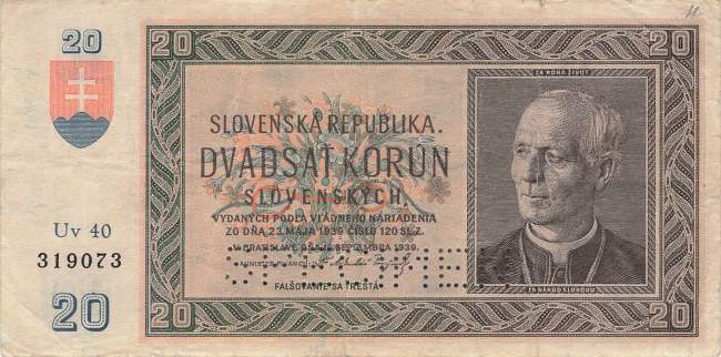 20 Korun 1939 p.5a